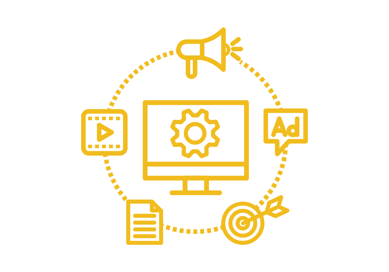 Social media dvertising icon